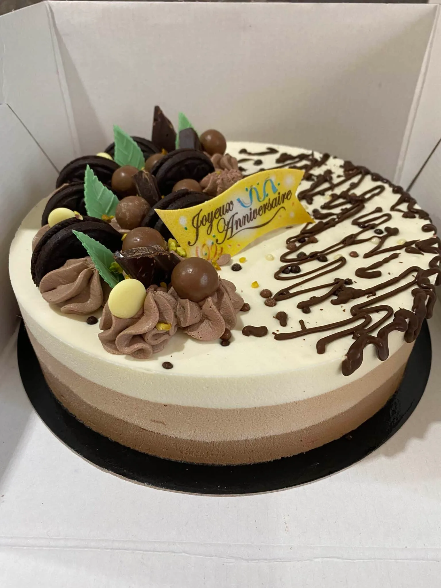 Entremet 3 chocolats