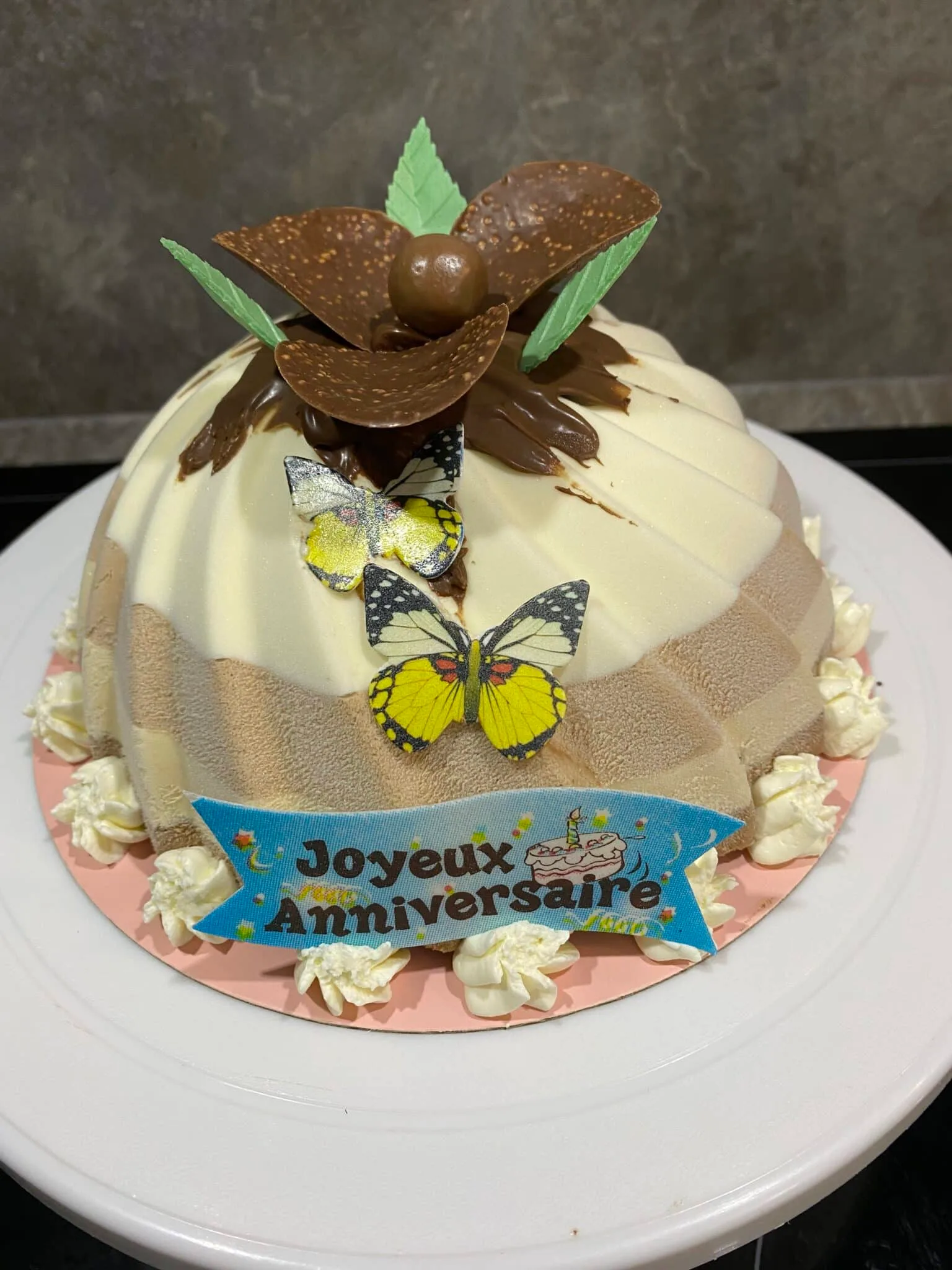 Entremet 4 chocolats