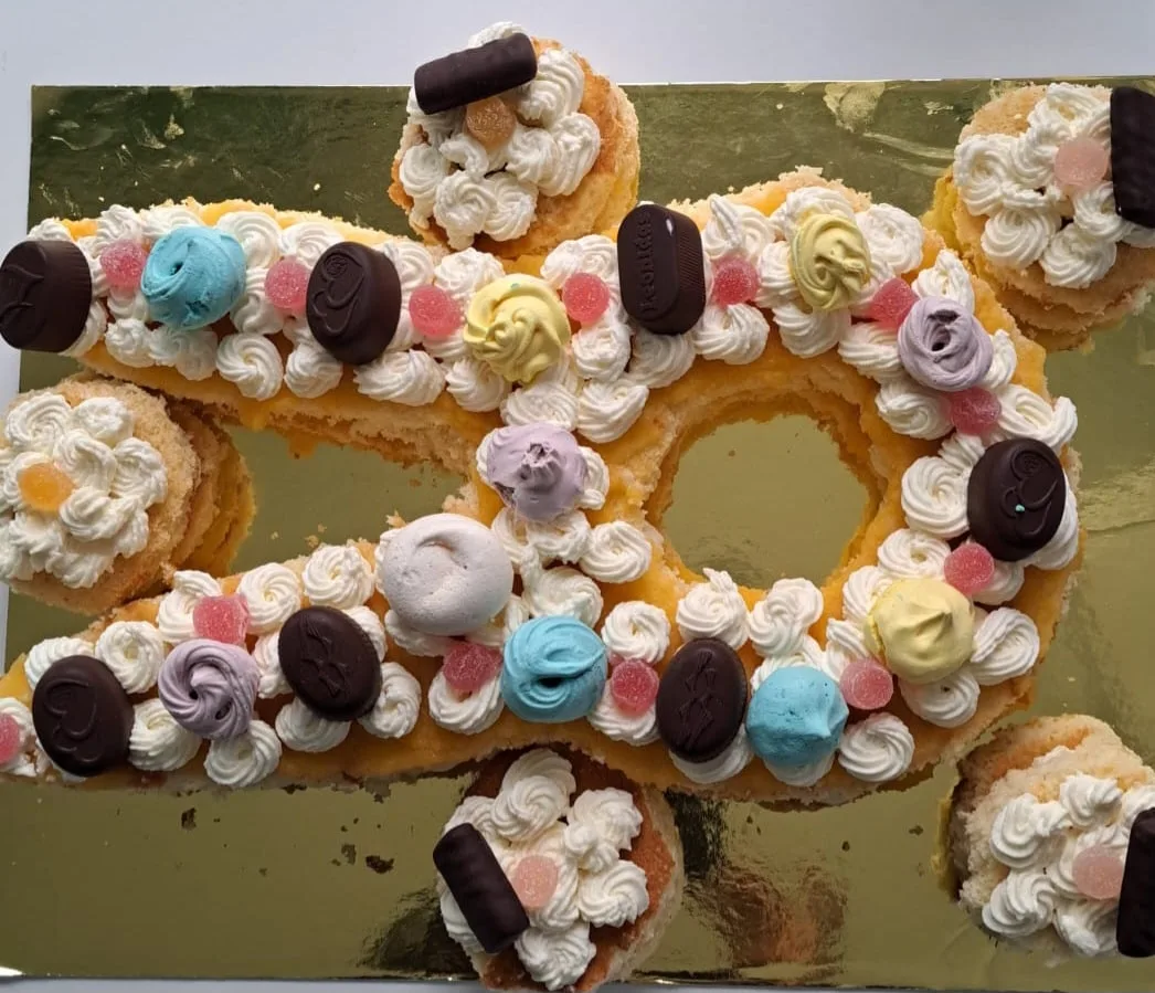 Genoise,creme diplomate