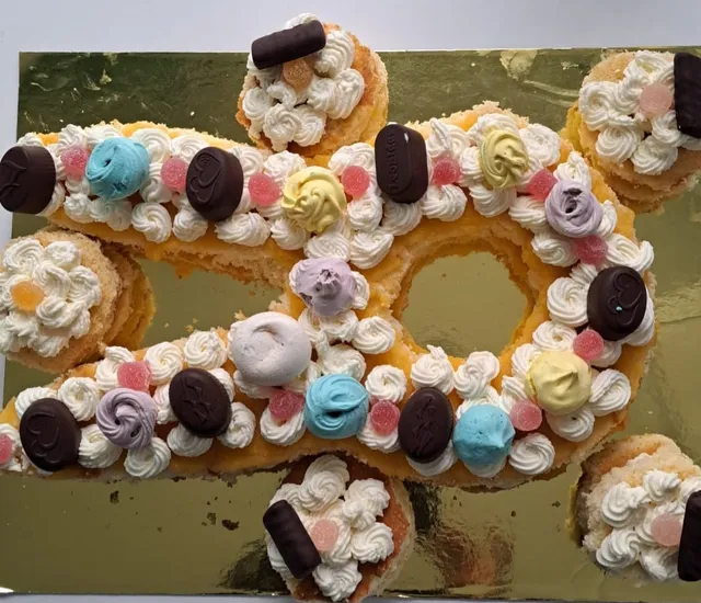 Genoise,creme diplomate