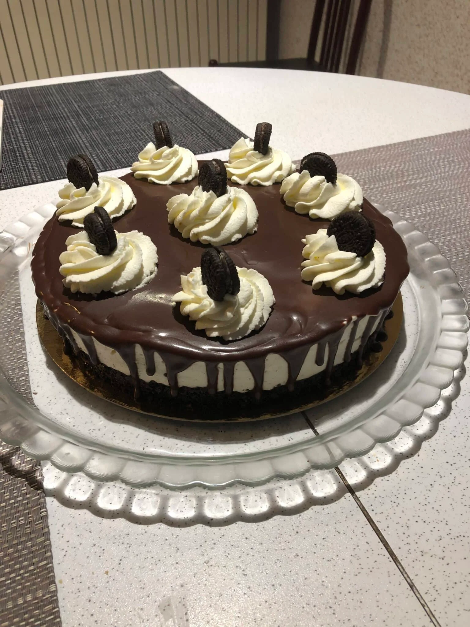 Cheesecake aux oreo