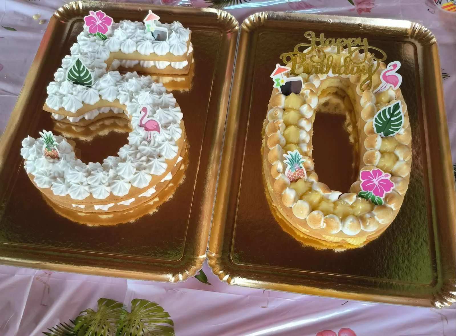Number cake façon tarte au citron meringuée