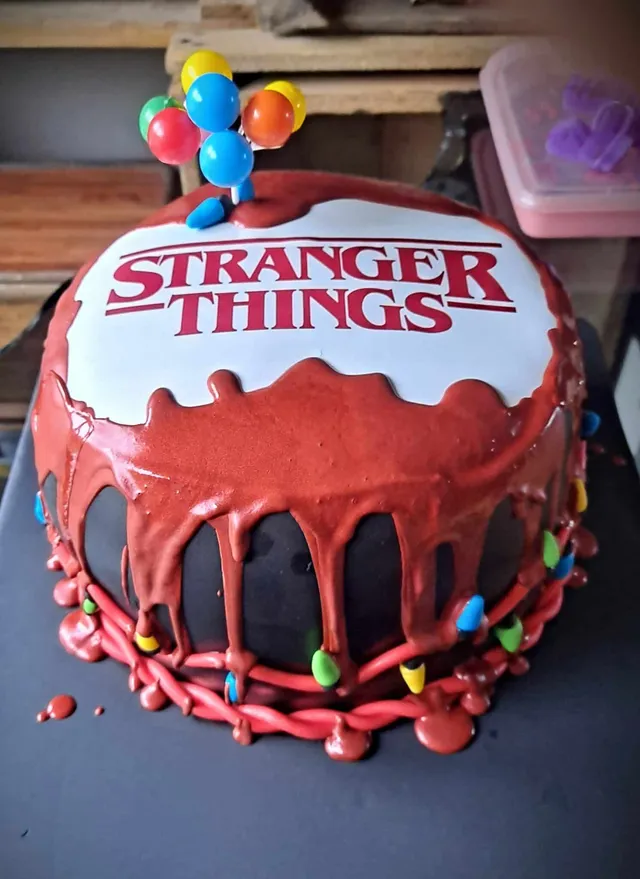Cake design stranger things
