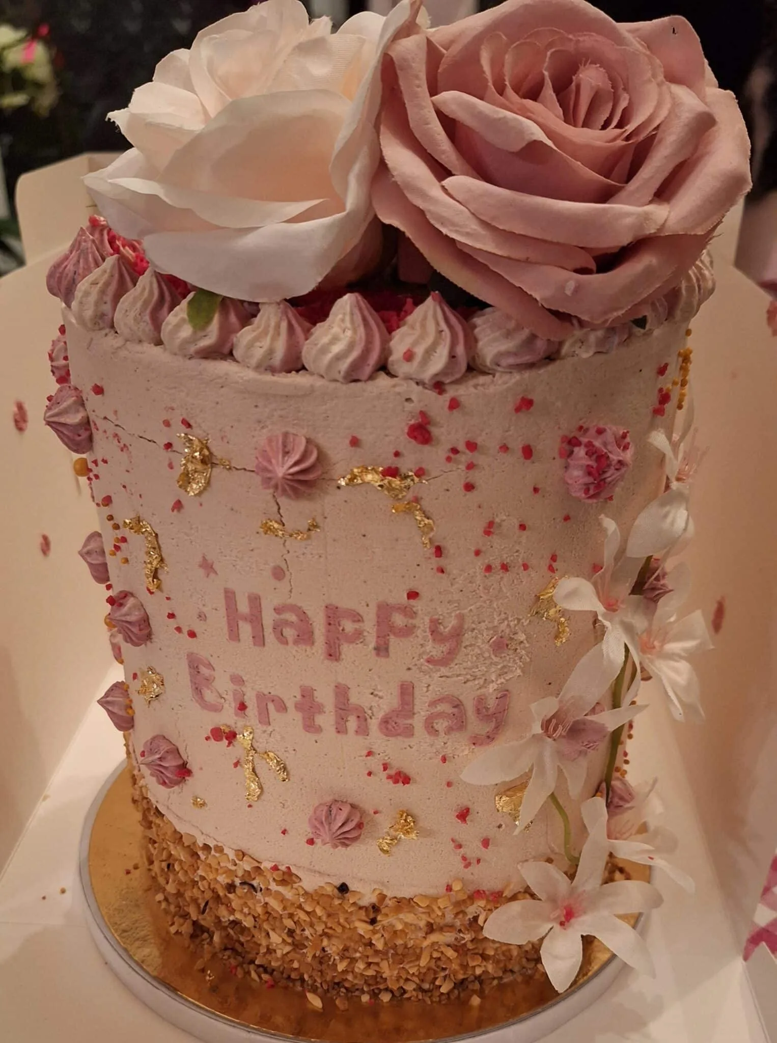 Layer cake praliné