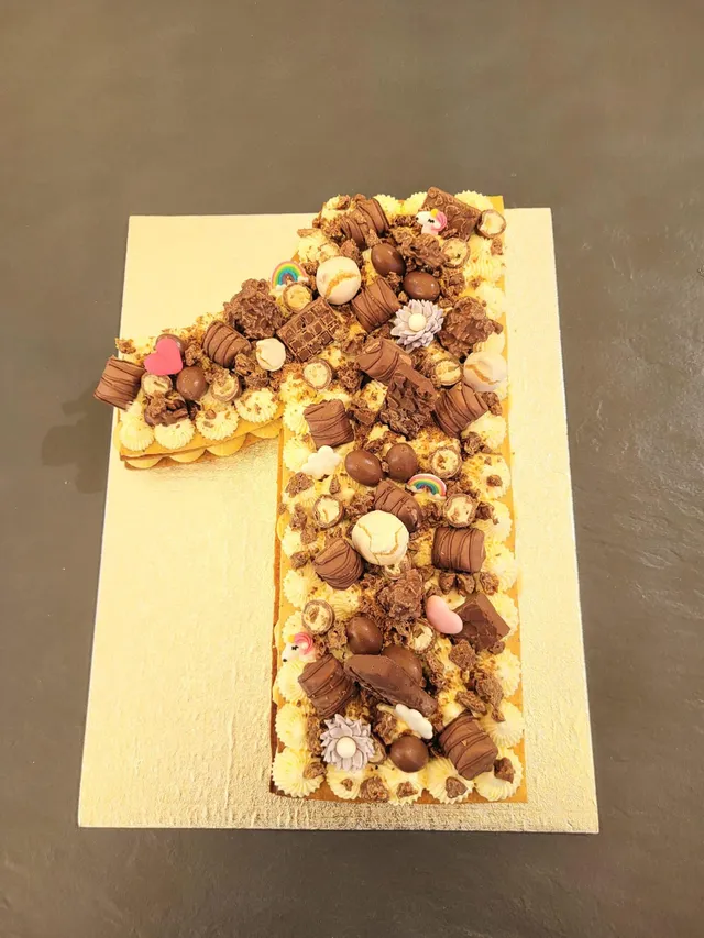 Number cake Kinder buenos