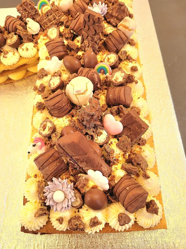 Number cake Kinder buenos