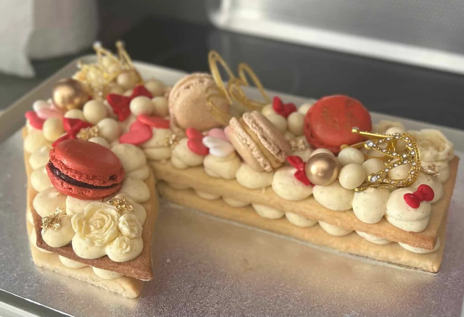 Number et letter cake