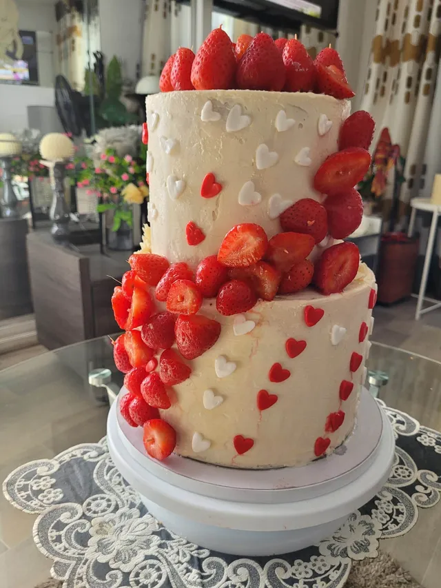 Pièces montées  fraise