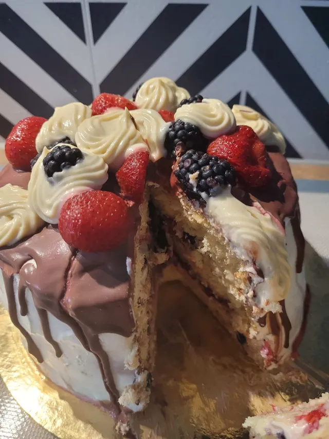 Layer cake au fruit