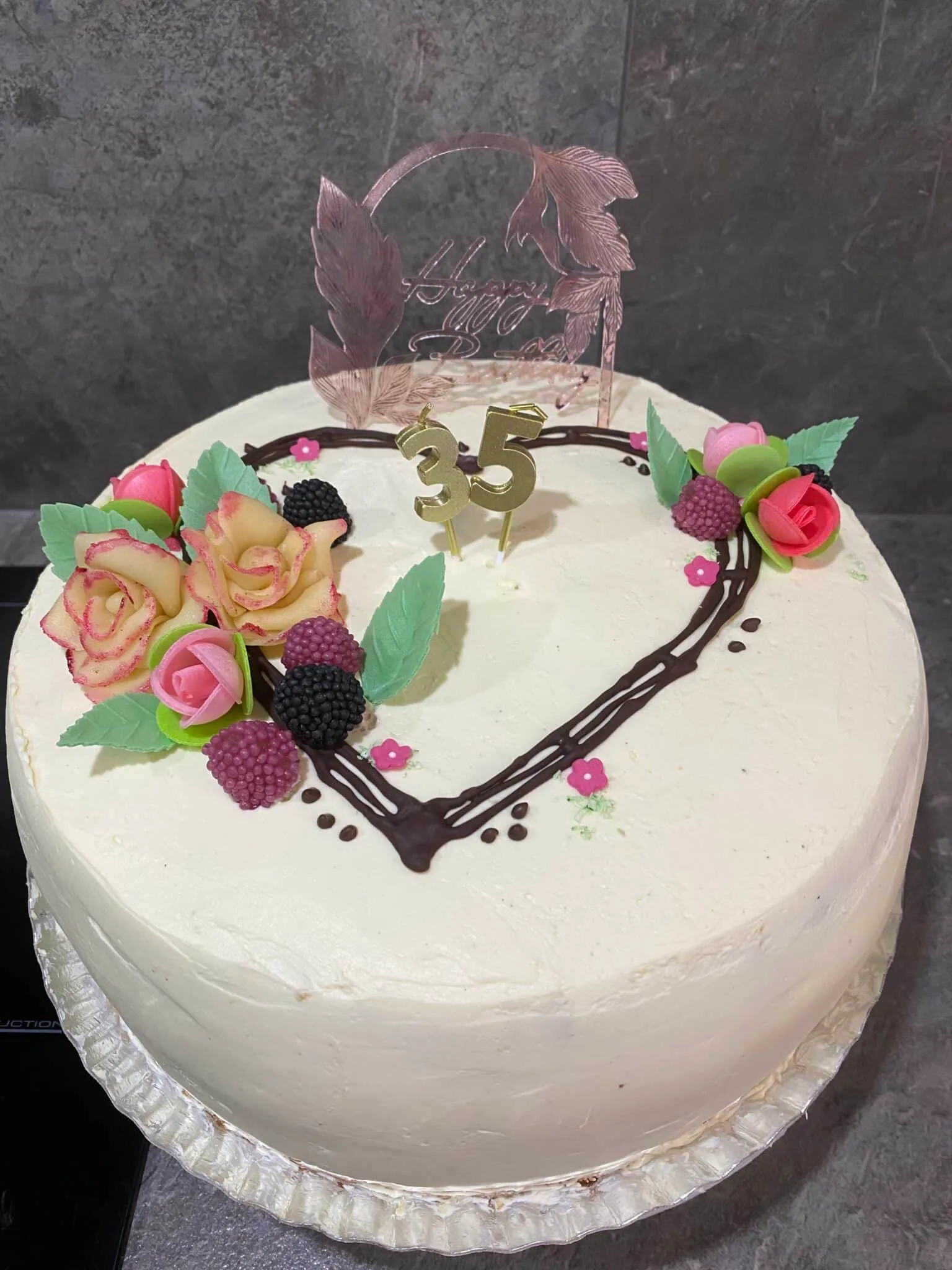 Layer cake aux fruits