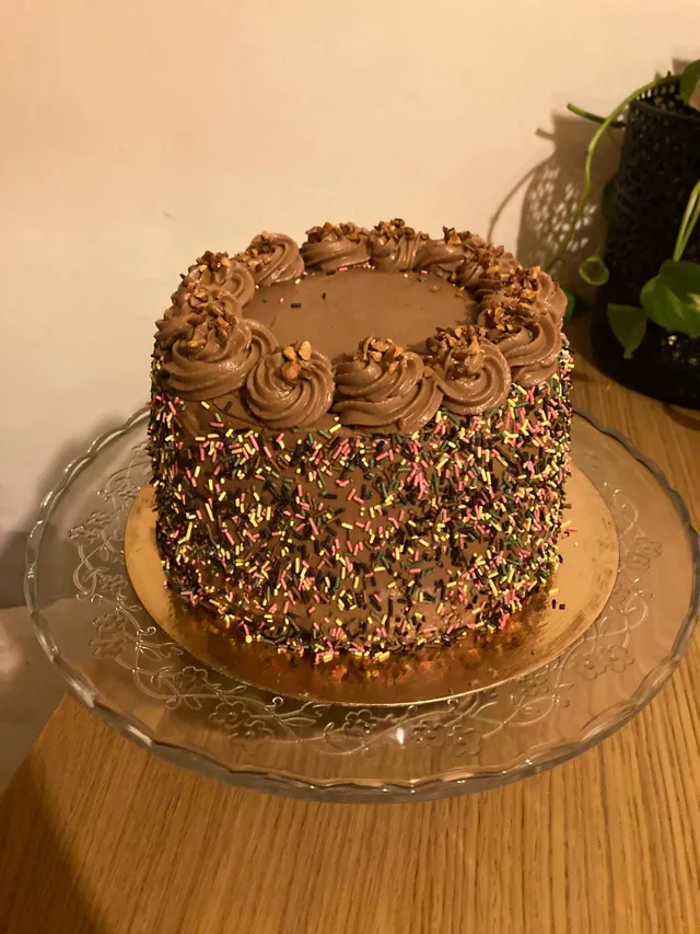 Layer Cake ganache montée