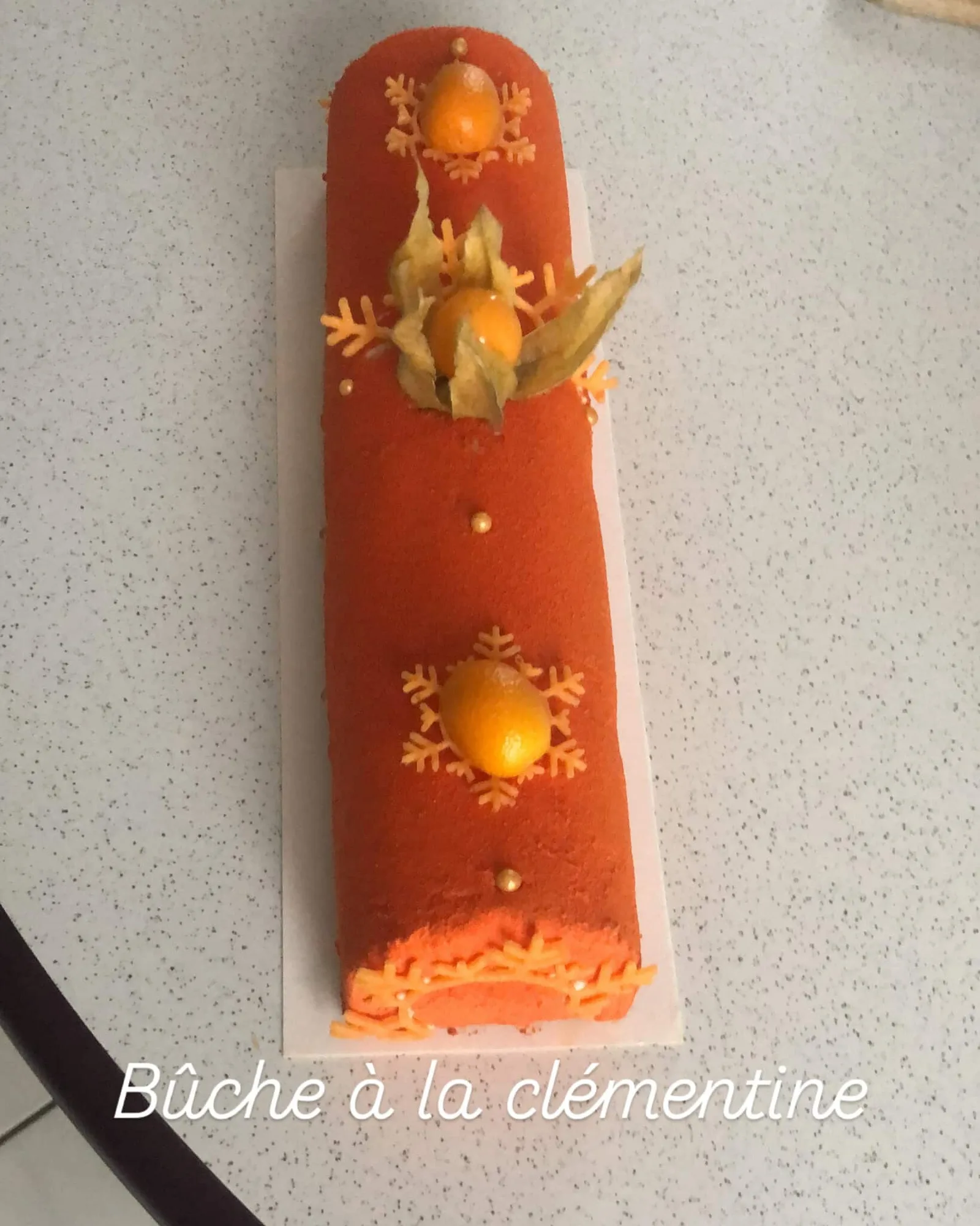 Bûche clémentine