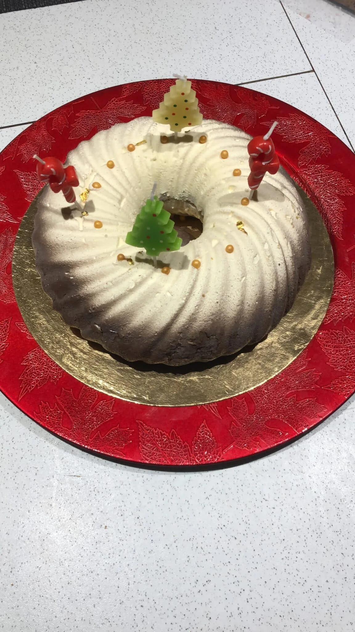 Entremet noix de pécan à la vanille