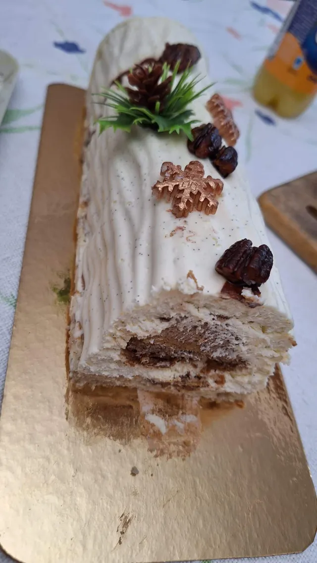 Buche vanille pecan