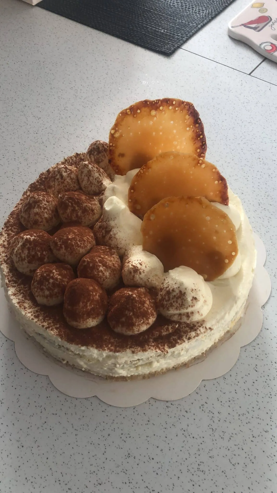 Entremet façon tiramisu