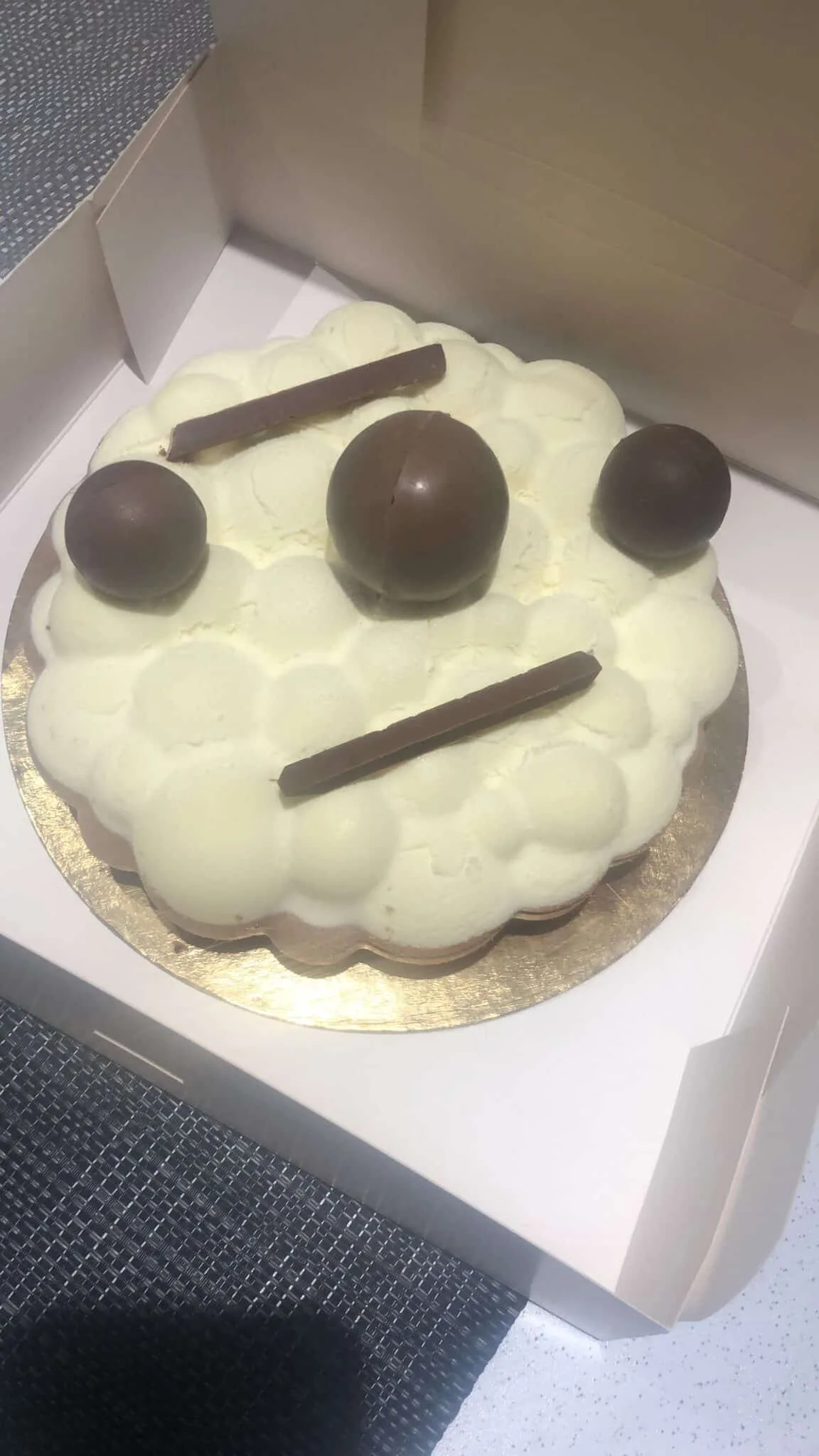Entremet trois chocolats