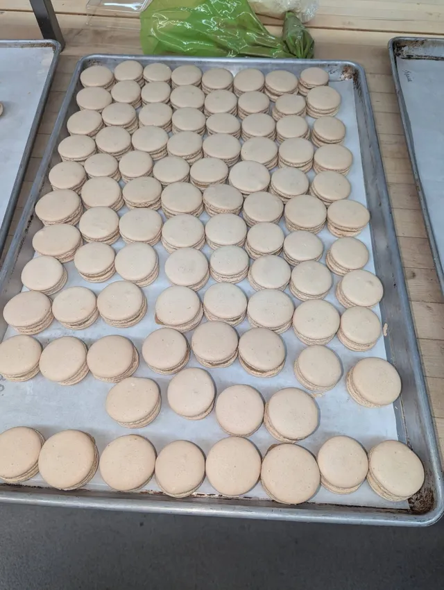 Macarons chocolat blond