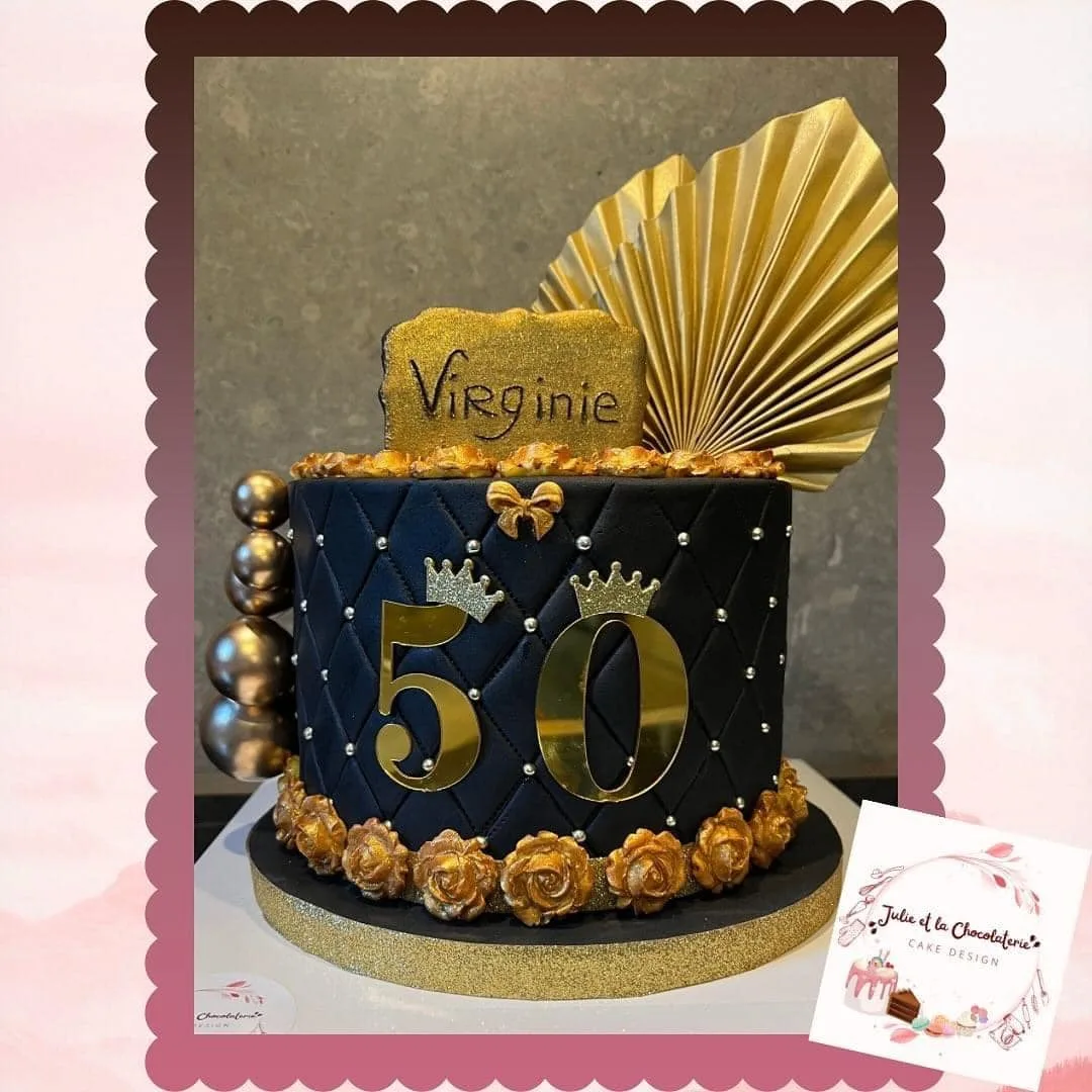 50 ans noir et or