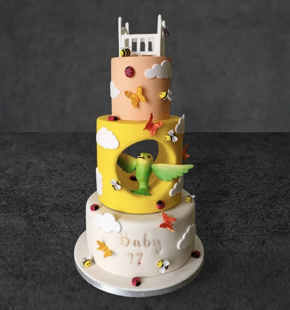 Gender reveal cake