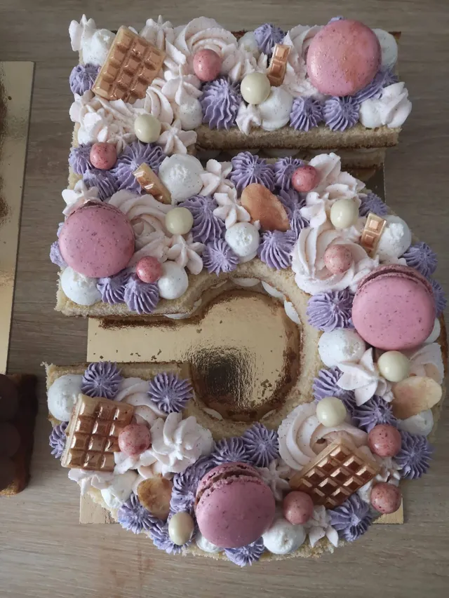 Number cake chocolat /vanille