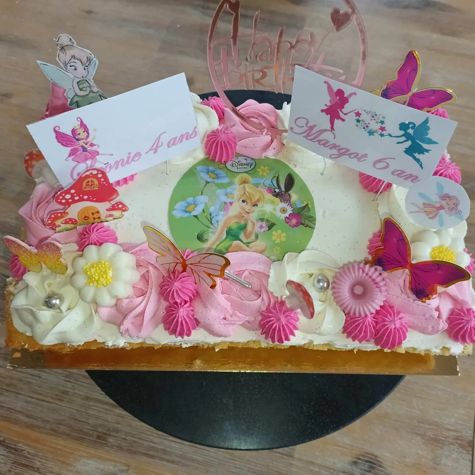 sheet cake thème fée