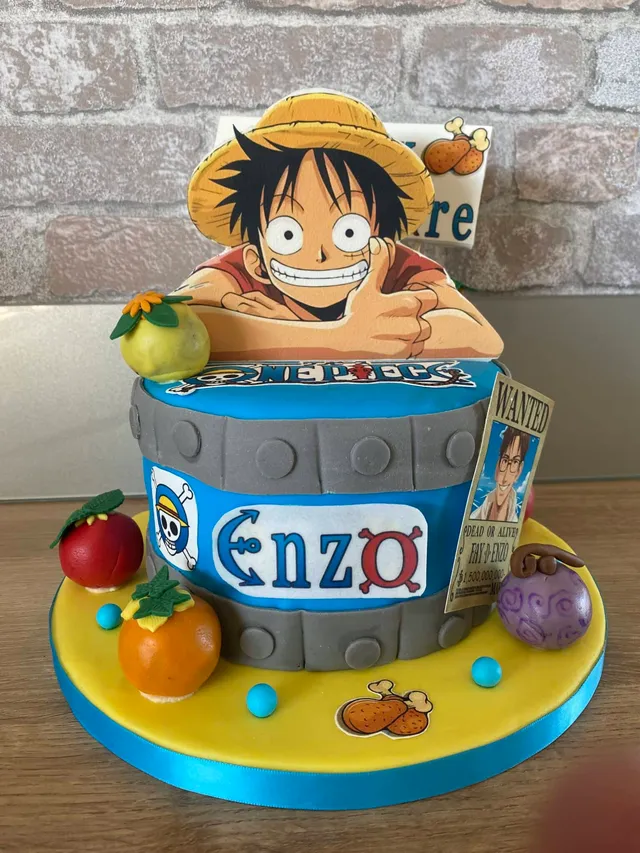 Gâteau One Piece Luffy