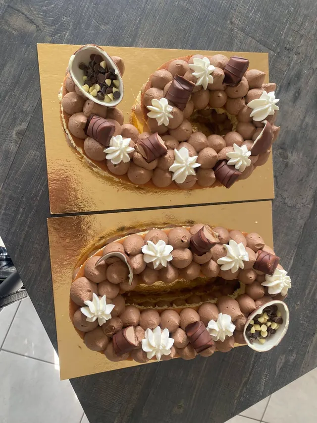 Number cake chocolat au lait🩷