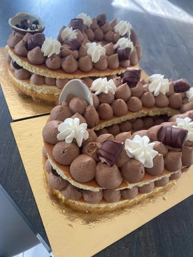 Number cake chocolat au lait🩷