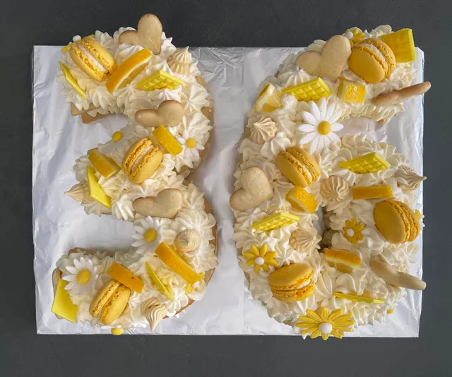 Number cake citron