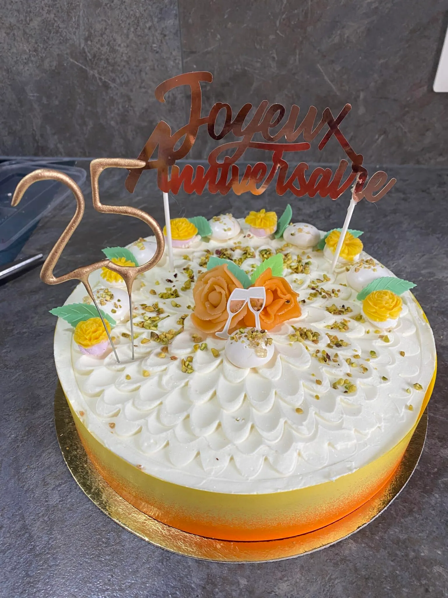 Entremet citron fraise