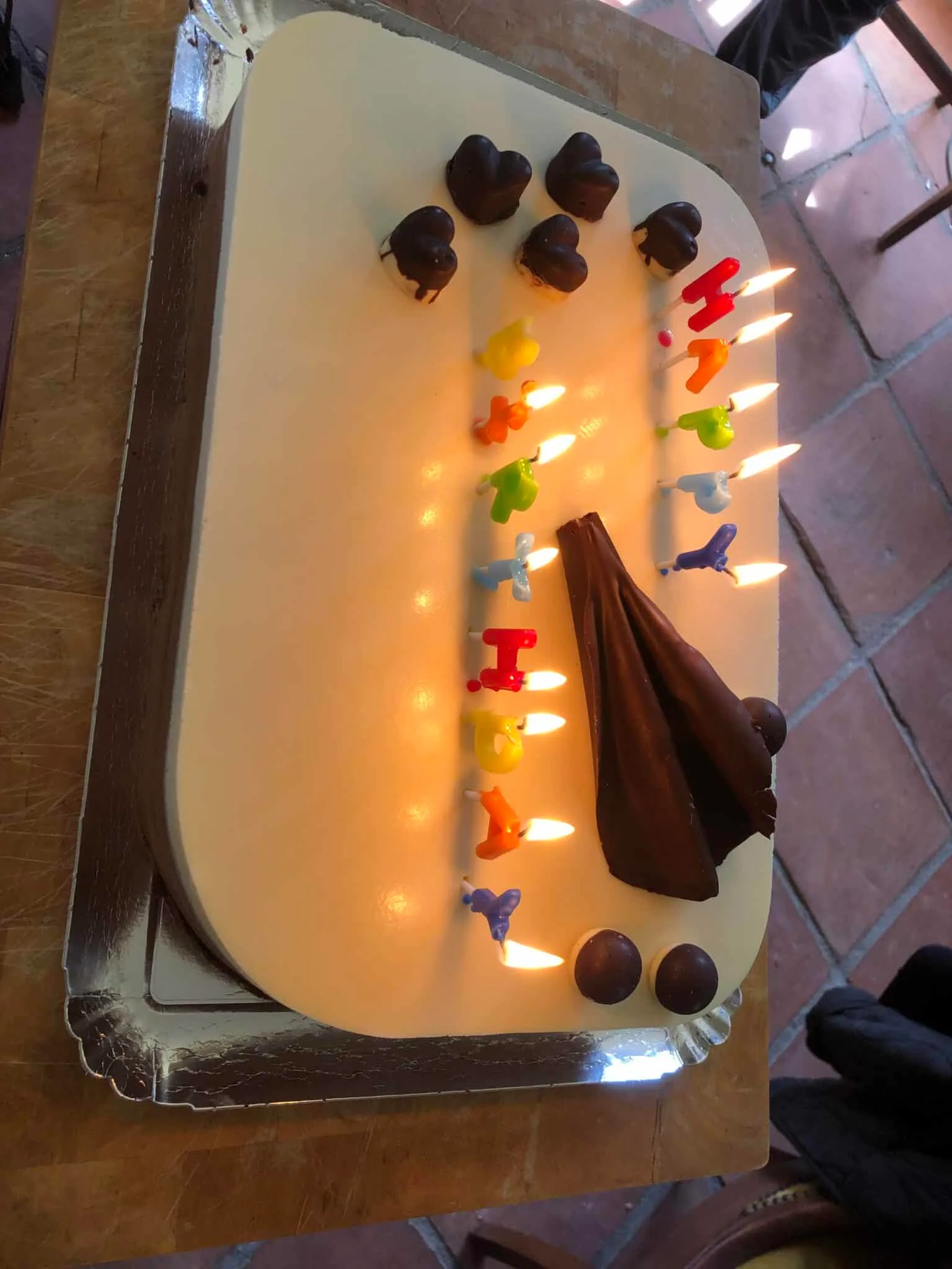 Entremet trois chocolats