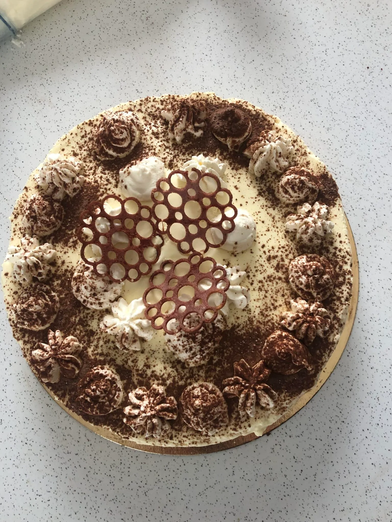 Entremets façon tiramisu
