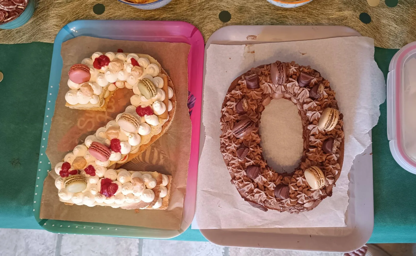 Number cake 20 ans