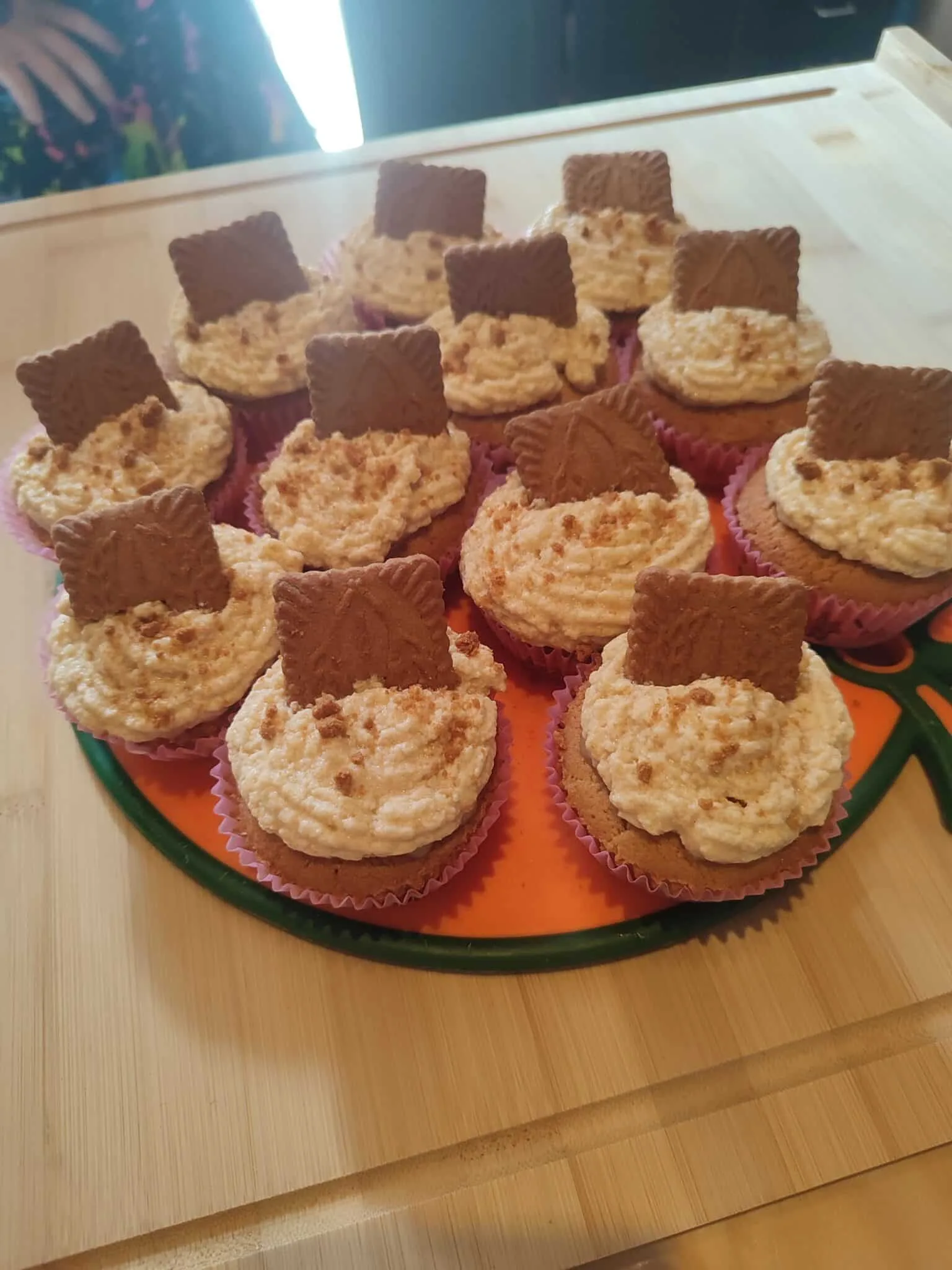 Cupcake au spéculoos