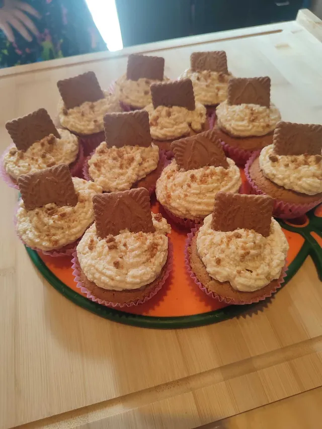 Cupcake au spéculoos
