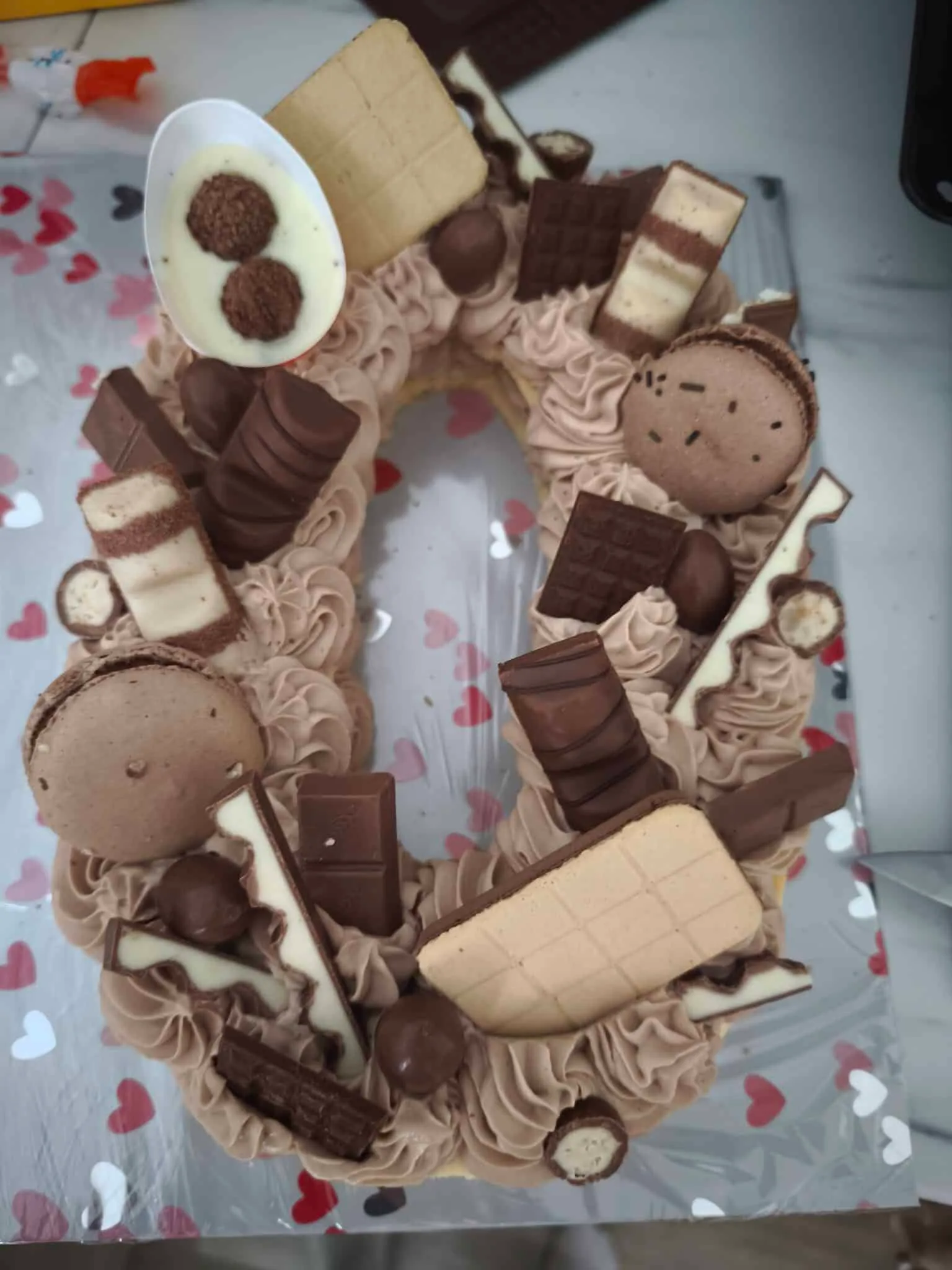 Number cake Kinder