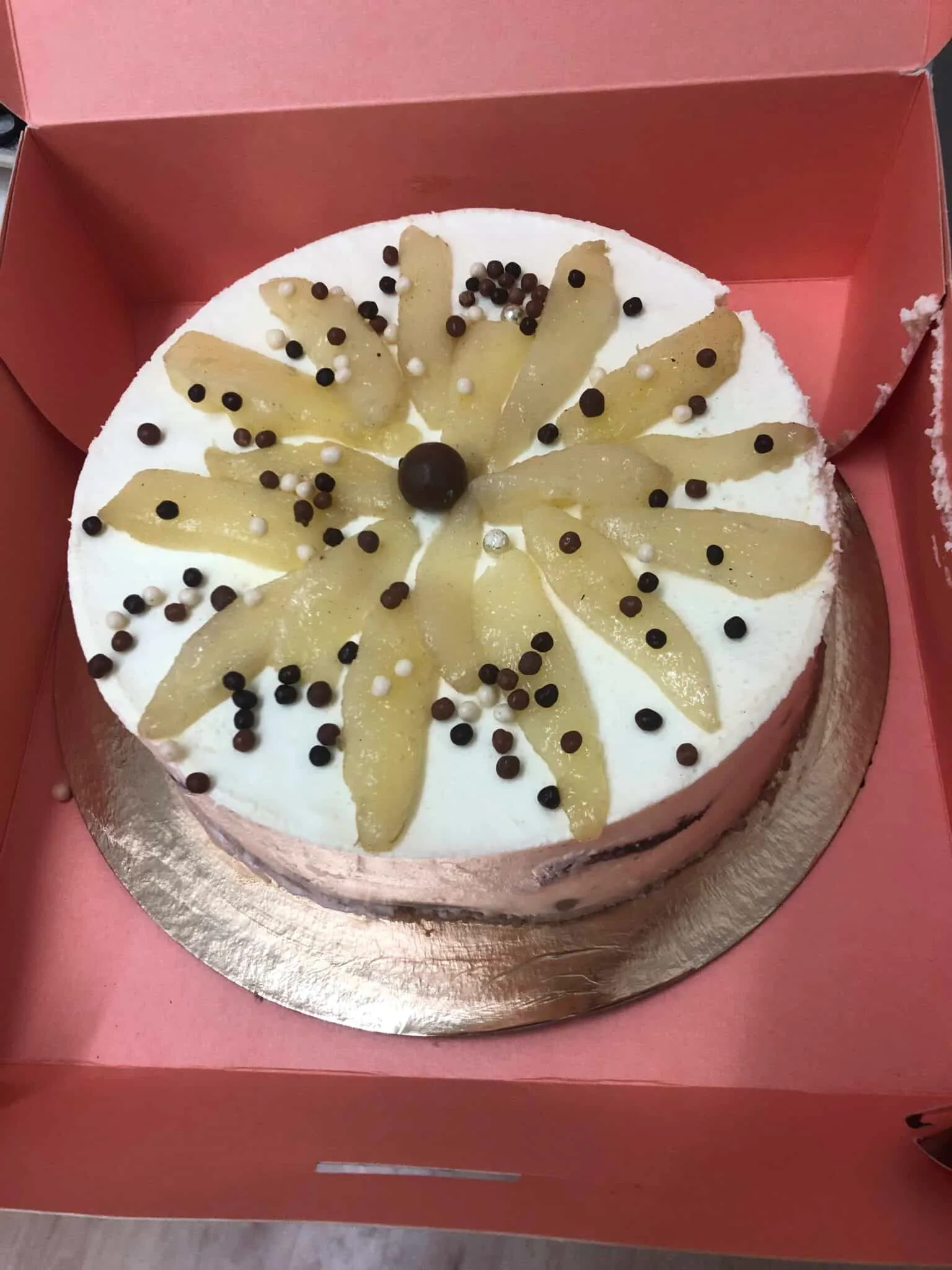 Bavarois aux poires