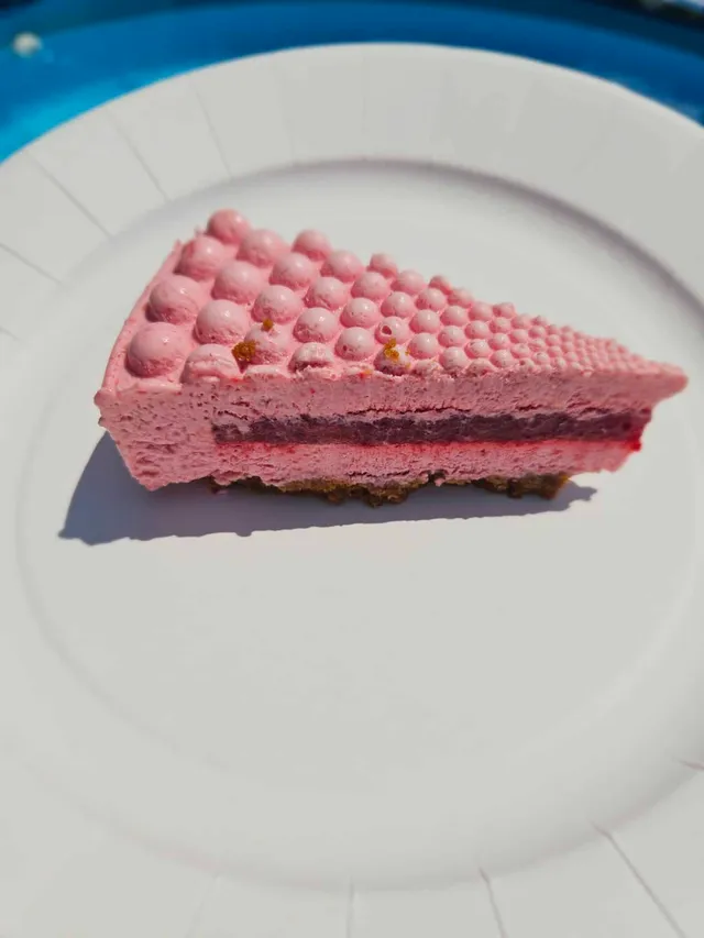 Entremets framboises/speculoos