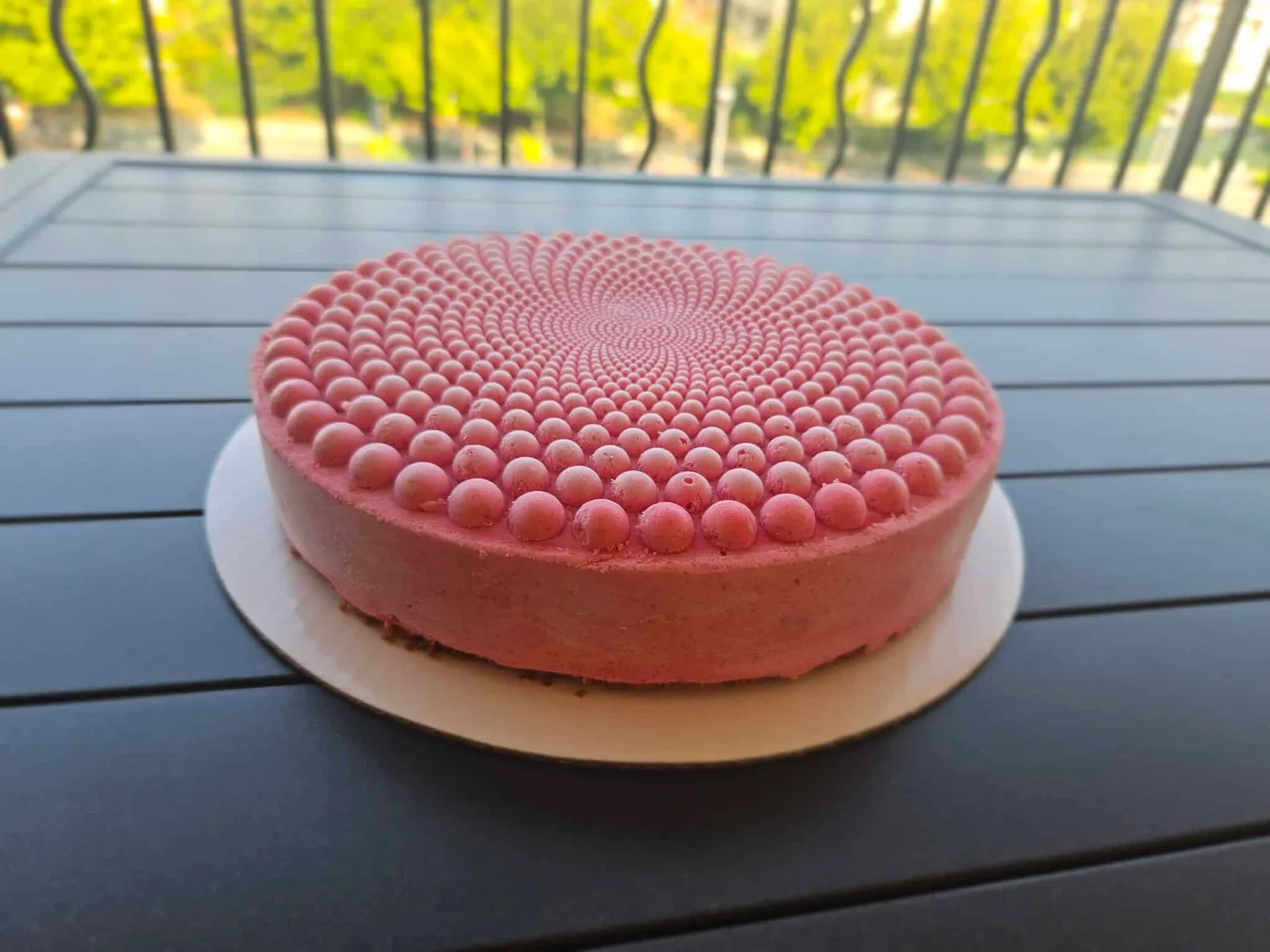 Entremets framboises/speculoos