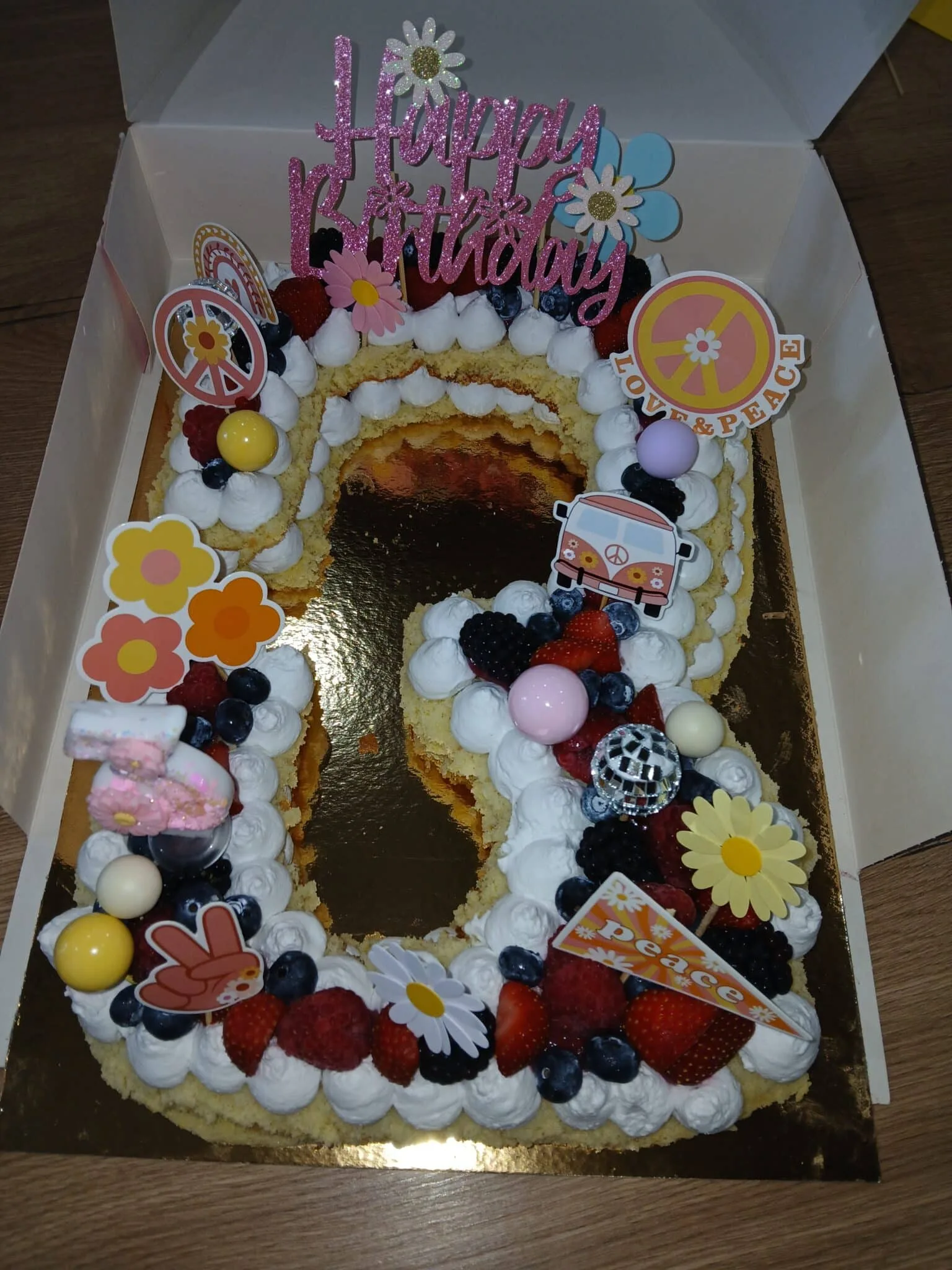 Number cake fruits rouge sans lactose