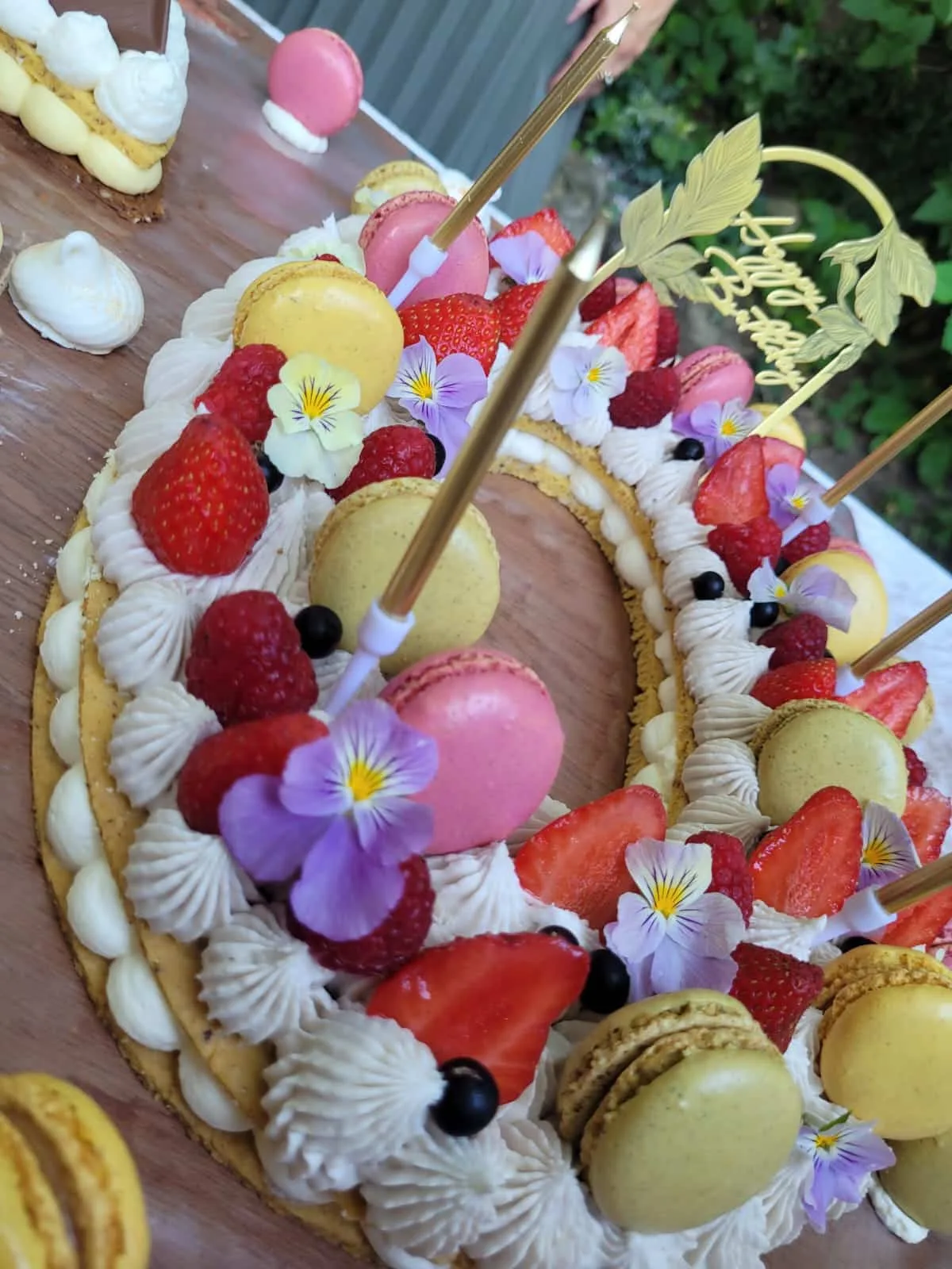 Number cake 60 ans