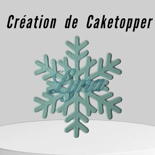 Caketopper  personnaliser