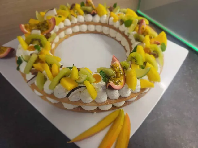 Couronne exotique façon numbercake