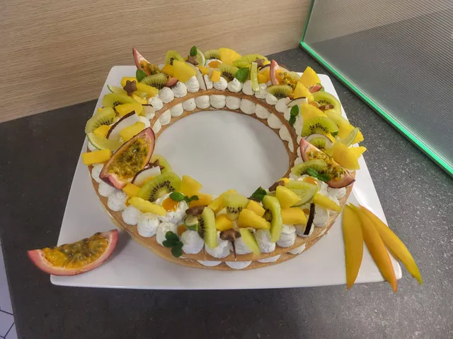 Couronne exotique façon numbercake