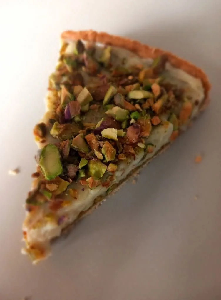 Tarte 100% pistache vegan maison
