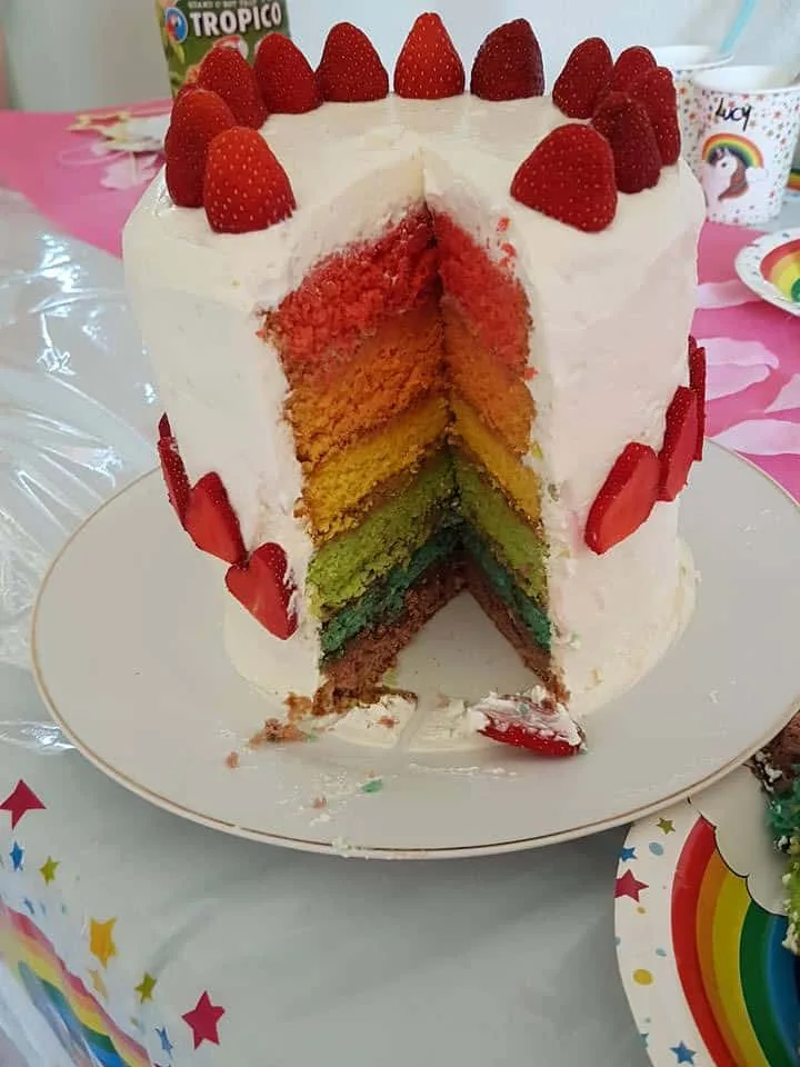 Rainbow cake