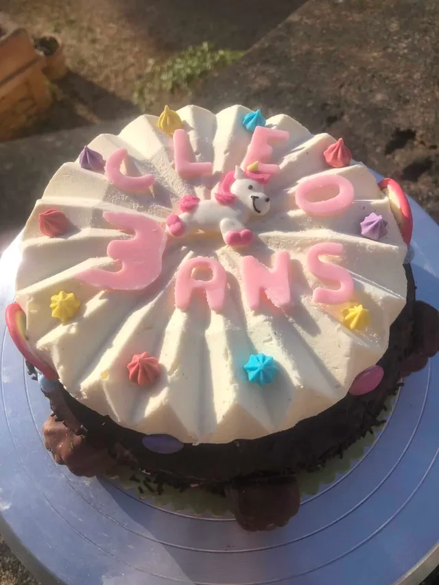 Gâteau chocolat anniversaire