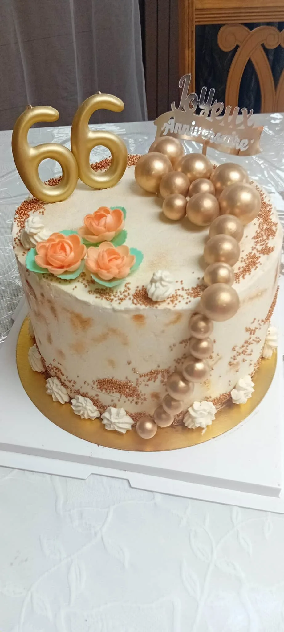 Layer cake chocolat vanille