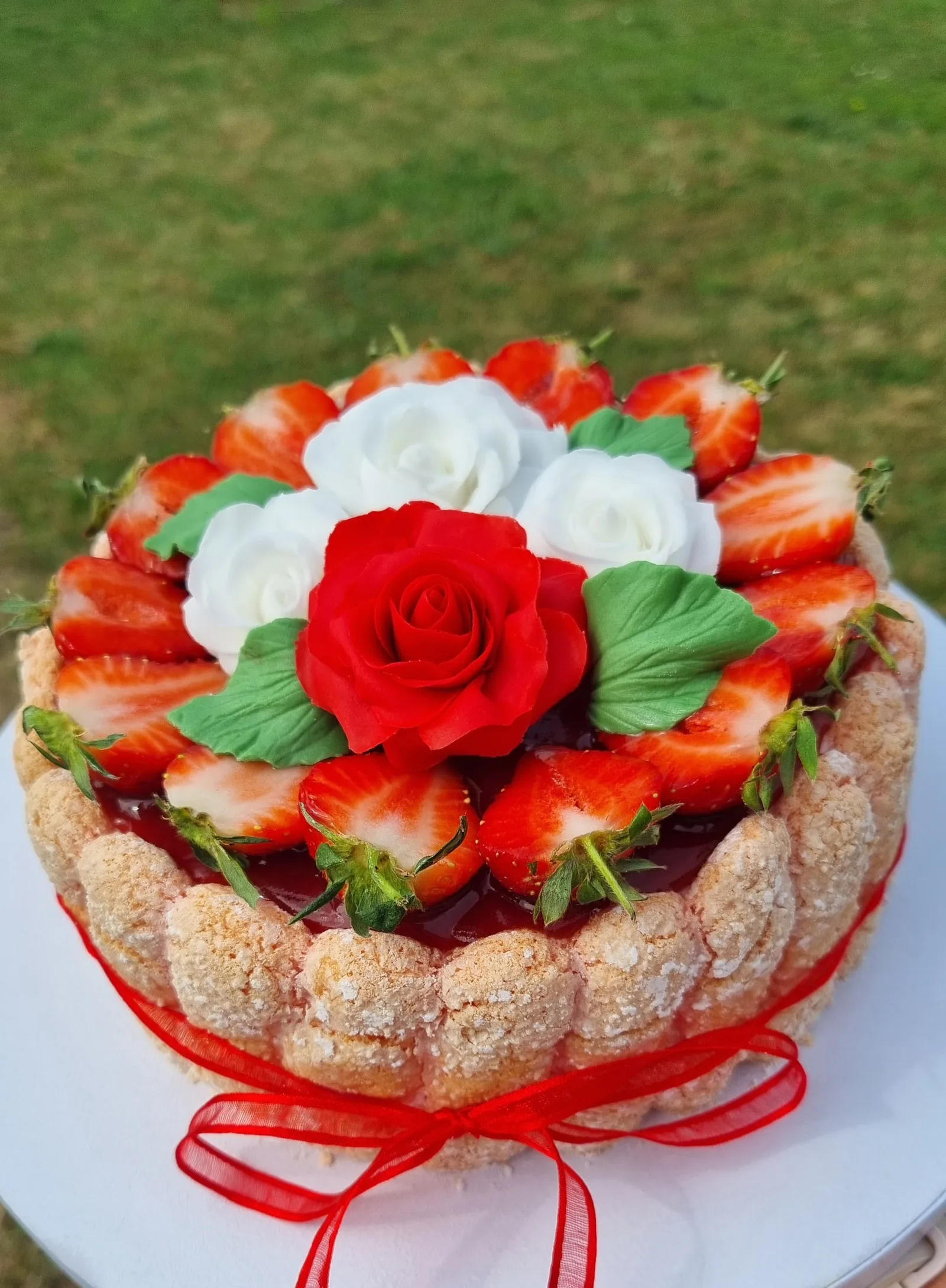 Charlotte aux fraises