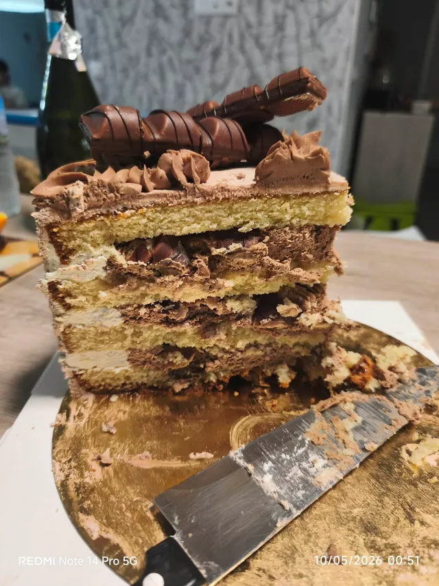 Mon premier layer cake choco bueno